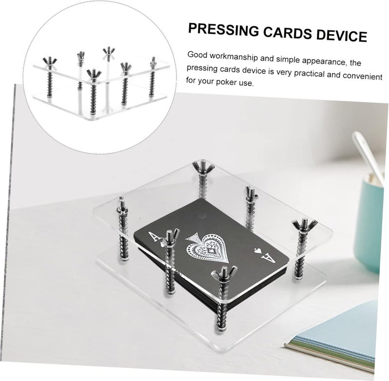 CHILDWEET Card Presser and Bending Corrector Flattening Tool for Baseball and Trading Cards Collector Storage Holder Repairing Device 4.92X4.13 Inches - Image 4